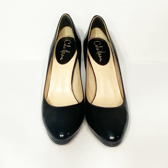 Cole Haan | Patent Leather Nike Air Black Pumps EUC 10.5 - Picture 5 of 8